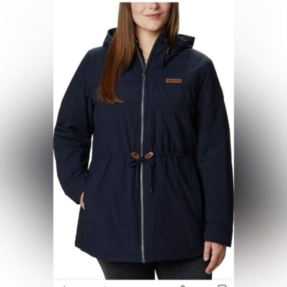 Columbia Women's Chatfield Hill Jacket navy blue small nwt - Picture 1 of 12